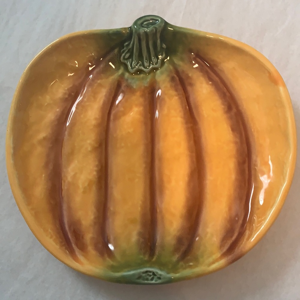 Vintage Olfaire Pumpkin Plate